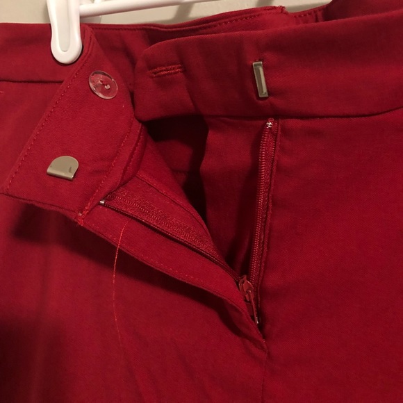 Kenar red straight leg pants - Picture 6 of 8